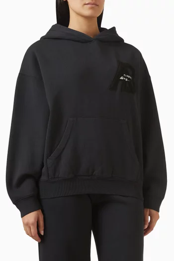 Jaci Oversized Hoodie in Cotton Fleece