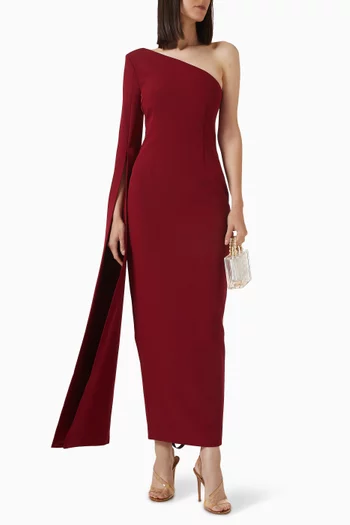Phoebe One-shoulder Gown