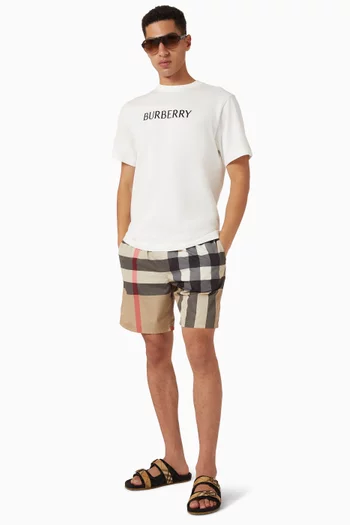 Check Swim Shorts