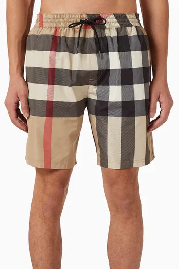 Check Swim Shorts