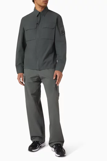 Chrome-R Padded Lens Overshirt in Nylon