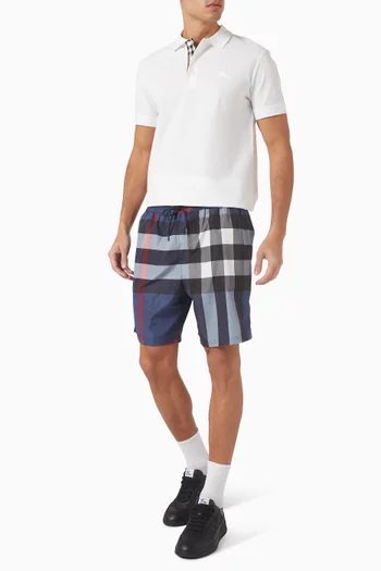 Check Swim Shorts
