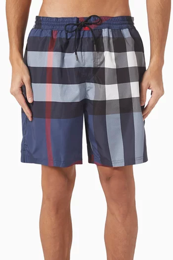 Check Swim Shorts