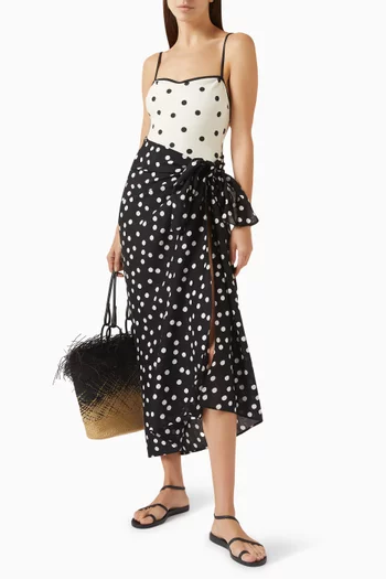 Serene Polka-dot Sarong in Rayon