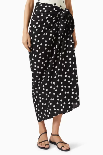 Serene Polka-dot Sarong in Rayon