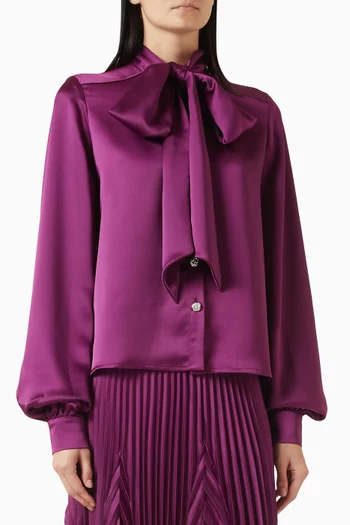 Bow Top in Satin