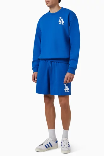 LA Serif Crewneck Sweatshirt in Cotton