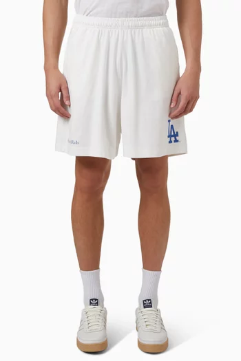 Dodgers Serif Gym Shorts in Cotton