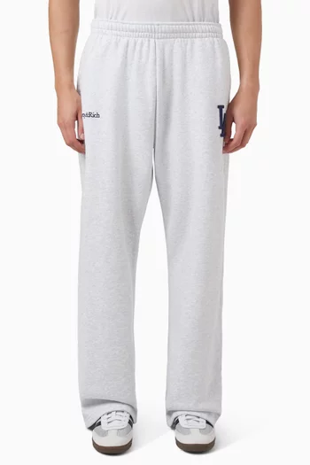 LA Serif Wide Sweatpants in Cotton