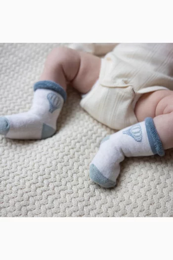 Printed Socks, Set of 3