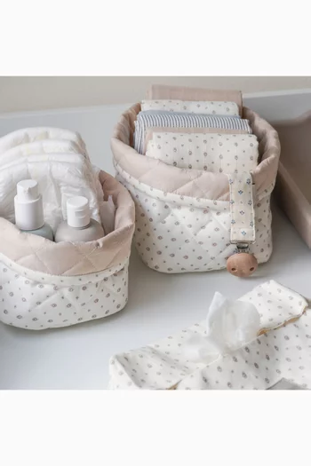 Quilted Storage Basket Set