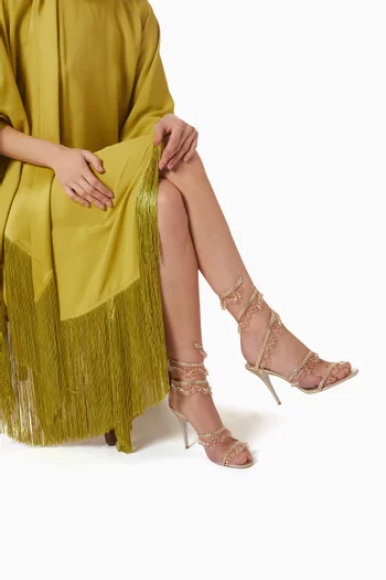 Jahanara 100 Sandals in Satin