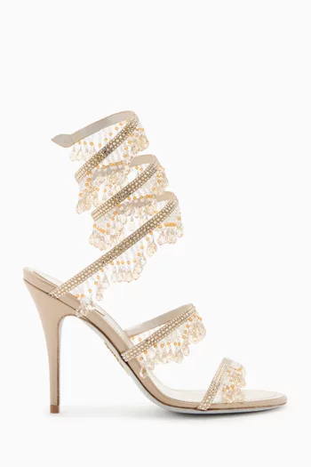 Jahanara 100 Sandals in Satin