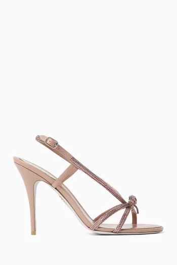 Lynette 100 Sandals in Satin