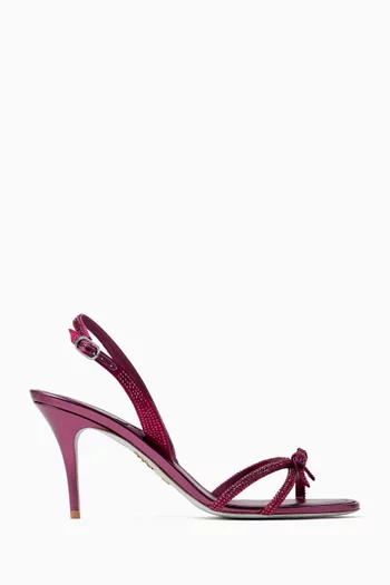 Lynette 80 Sandals in Satin