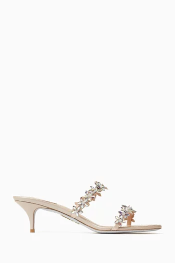 Eden 60 Mules in Satin