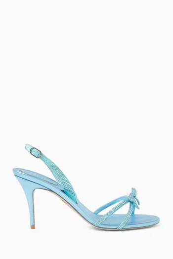 Lynette 80 Sandals in Satin