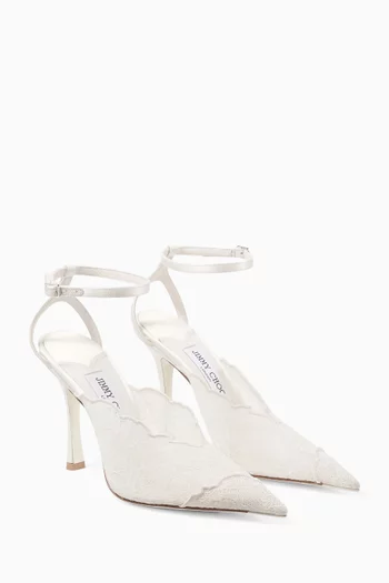 Faiz 100 Pumps in Lace
