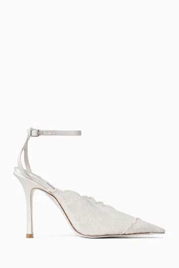 Faiz 100 Pumps in Lace