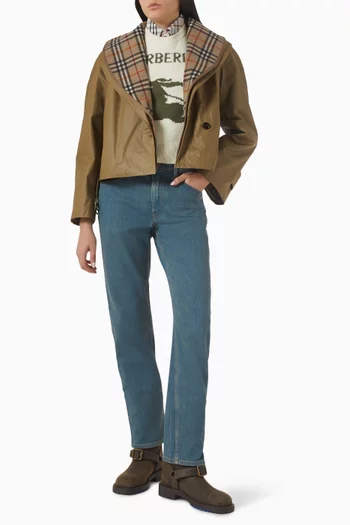Carlton Belted Jacket in Cotton