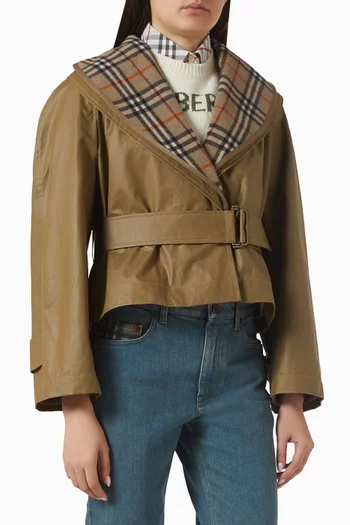 Carlton Belted Jacket in Cotton