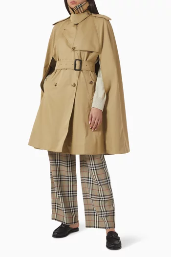 Belmont Trench Cape in Gabardine