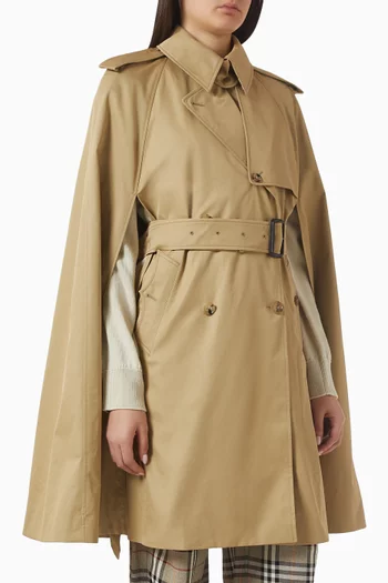 Belmont Trench Cape in Gabardine
