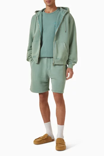 Front Zip Hoodie in Cotton