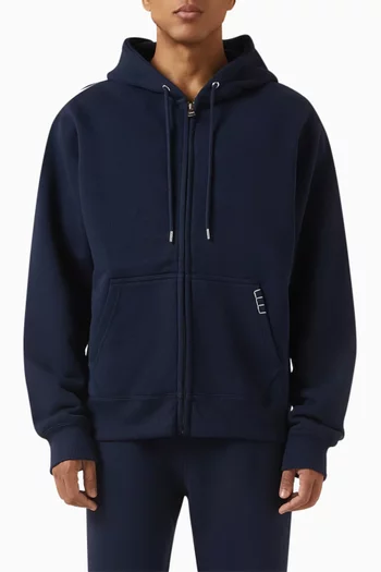 Front Zip Hoodie in Cotton