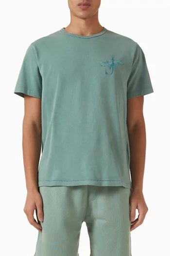 Ribbon Anchor T-shirt in Cotton