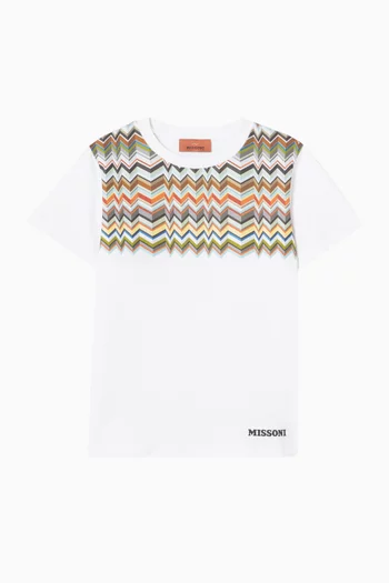 Logo-print T-shirt in Cotton