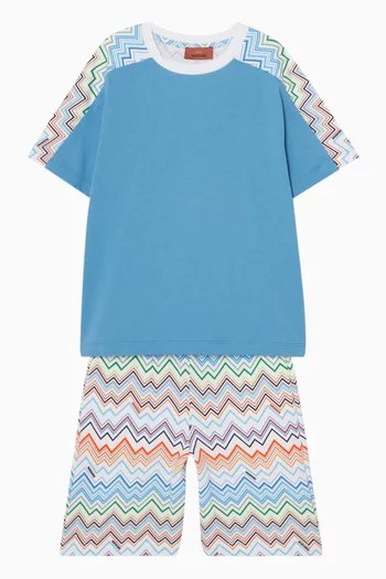 Zigzag T-shirt in Cotton