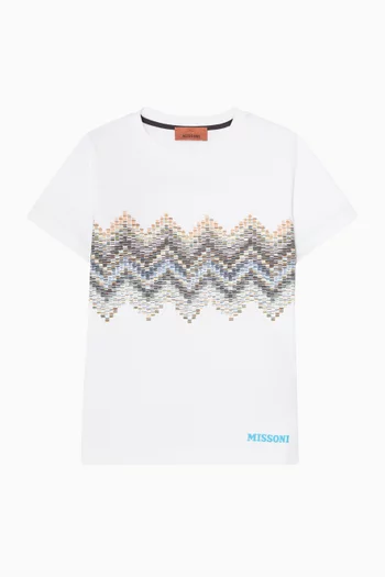 Logo-print T-shirt in Cotton