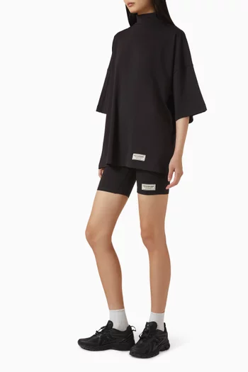 شورت بايكر بحياكة داخلية 6.5 بوصة قماش سوفتسكين