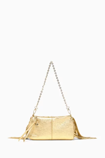 Miss M Shoulder Bag in Metallic Leather