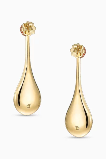 Sunset Elixir Earrings in 18kt Gold-vermeil