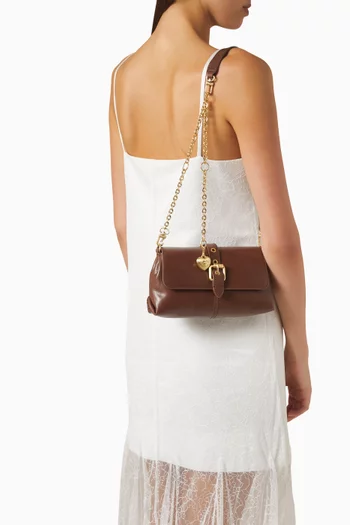 Miss M Walk Shoulder Bag in Vintage Leather