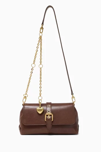 Miss M Walk Shoulder Bag in Vintage Leather
