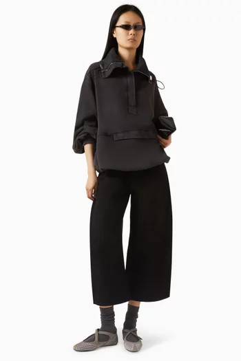 Blouson Sweatshirt in Cotton