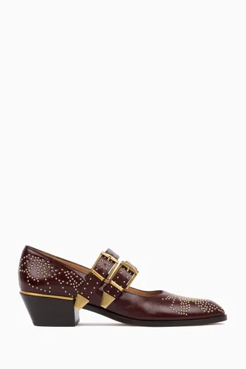 Susan 40 Pumps in Shiny Calfskin Leather