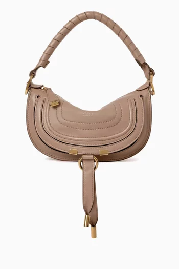 Small Marcie Shoulder Bag in Calfskin Leather
