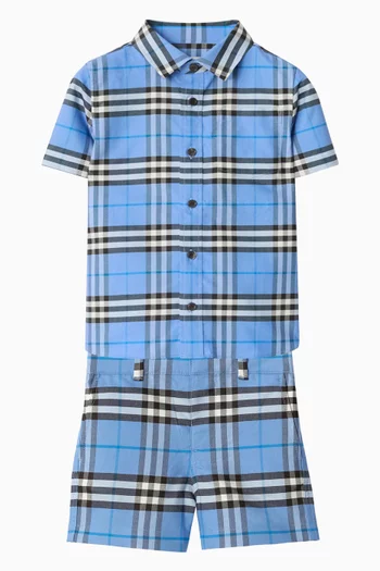 Owen Check Shirt in Cotton