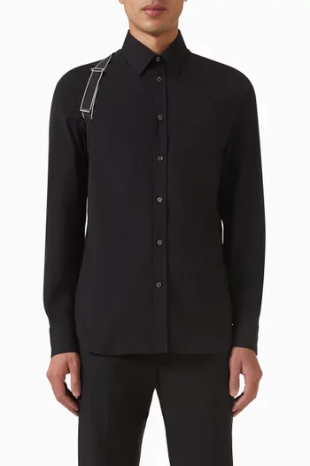 Logo Harness Shirt in Cotton