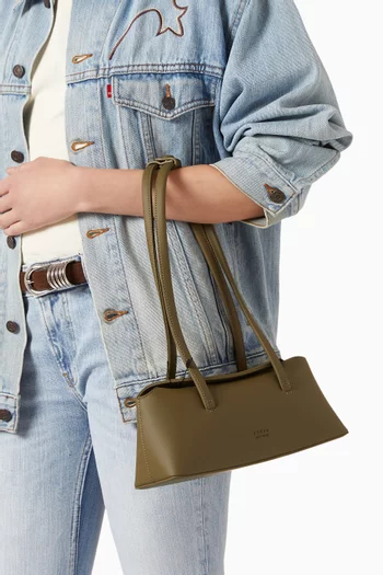 Mini Chrystie Shoulder Bag in Vegan Leather
