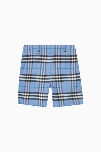 Oscar Check-print Shorts