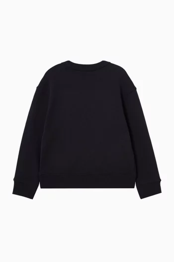 EKD-print Sweatshirt in Cotton-fleece