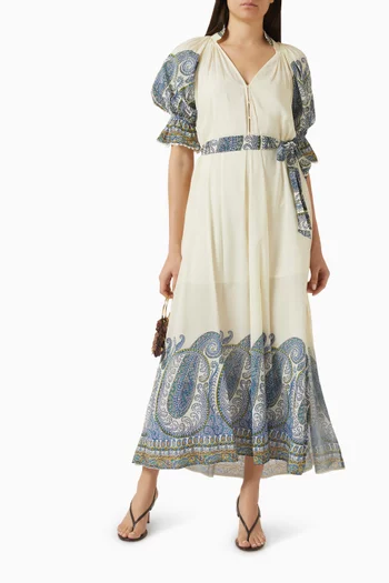 Arcadia Paisley Maxi Dress