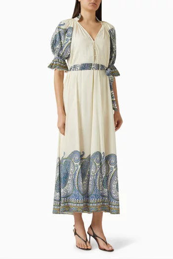 Arcadia Paisley Maxi Dress