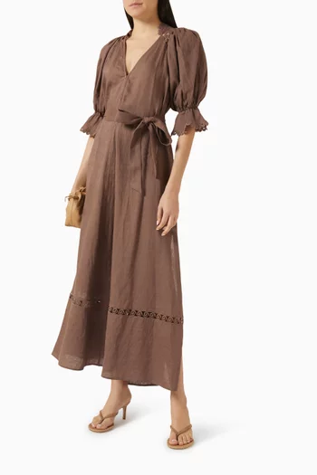 Myra Smock Maxi Dress