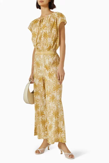 Itinérant Wide-leg Pants in Cotton